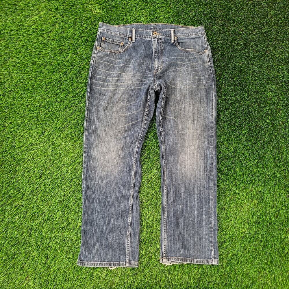 LEVIS 559 Jeans 36x30 Whiskered Dark-Wash